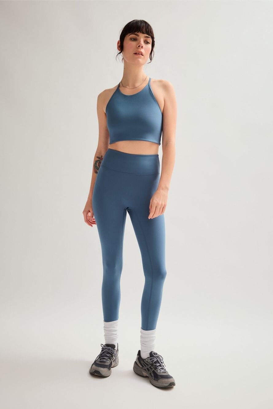 Girlfriend Collective High Rise Leggings Blue Size M
